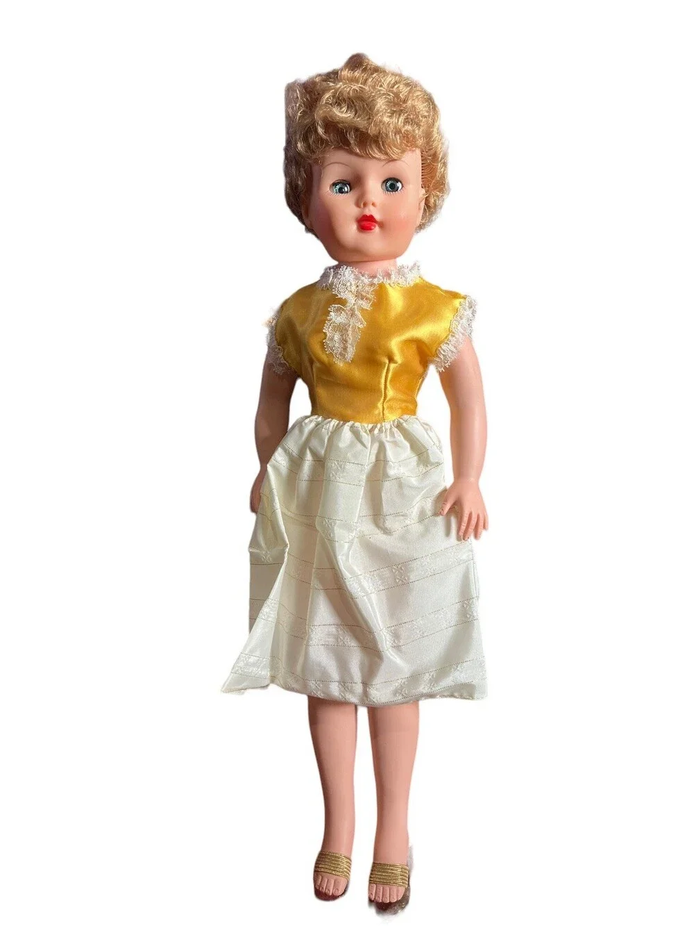 VTG 50s Estate Soft Vinyl Grocery Fashion Sleep Eyes Original Box 21